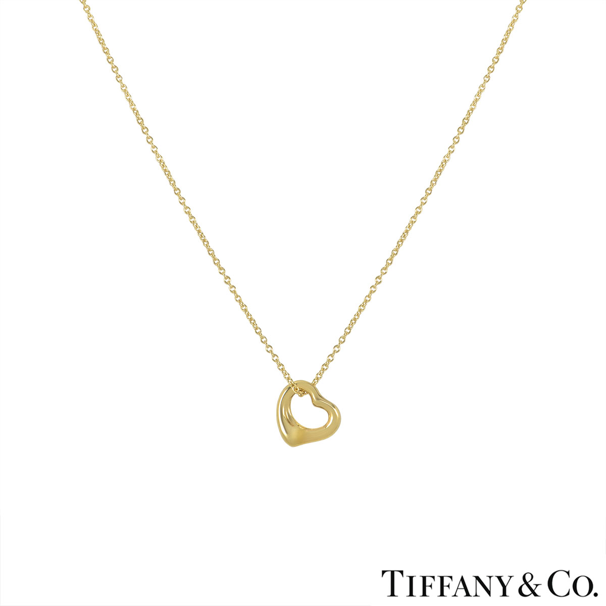 Tiffany & Co. Yellow Gold Elsa Peretti Necklace | Rich Diamonds